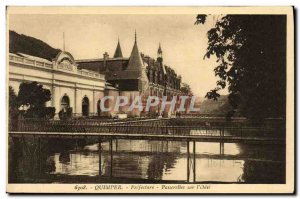 Old Postcard Quimper Prefecture Gateways On The Odel