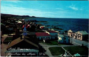 Postcard BUILDING SCENE Gaspe Quebec QC AK8377