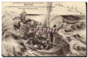 Old Postcard Boat War Naval War Bruix The Breastplate french is carrying at s...