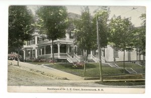 NH - Somersworth. Residence of Dr. L. E. Grant