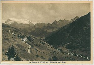 31697 AOSTA province vintage postcard - AYAS-