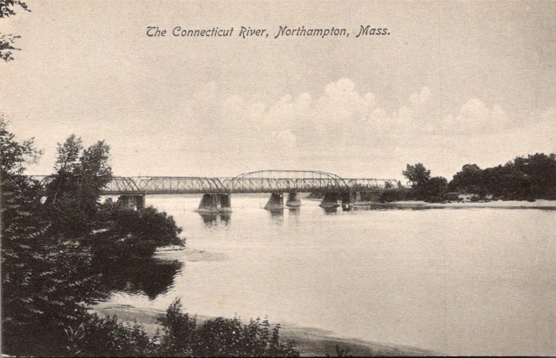 Massachusetts Northampton Scene On The Connecticut River
