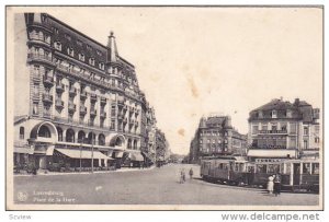 LUXEMBOURG, PU-1913; Place De La Gare