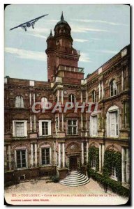 Old Postcard Toulouse Court of L & # 39Hotel d & # 39Assezat tower Angle