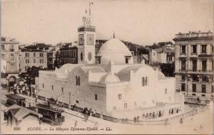 Alger Algeria Djemma Djedid Mosque Unused Vintage Postcard D70