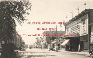 NE, Fremont, Nebraska, RPPC, Sixth Street, Wall Theatre, Photo