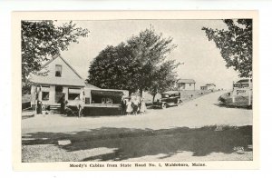 ME - Waldoboro. Moody's Cabins & Gas Station ca 1920's (Repro of Photo)