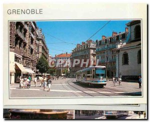 Modern Postcard Grenoble General view with the chain Belledone Church St. Lou...