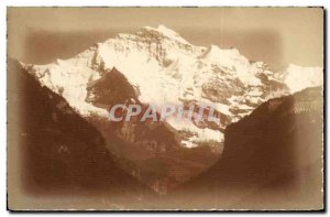 Old Postcard Die Jungfrau Interlaken Switzerland