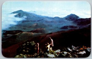 Maui Hawaii 1970s Postcard Haleakala Crater