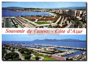 Modern Postcard Cannes Riviera general view of the Croisette