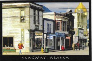 Alaska  unused. Skagway - Main Street.  - Very Nice.