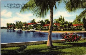 Florida Fort Lauderdale South Sea Island Hendrick's Island Curteich