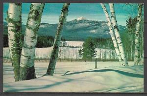 New Hampshire, White Mountains - Winter Scene of Mt Chocorua & Lake - [NH-068]