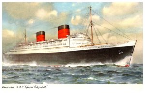 R M S Queen Elizabeth  Cunard Line