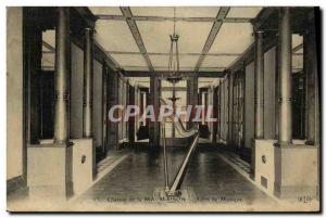 Old Postcard Chateau de Malmaison Music Room