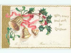 Divided-Back CHRISTMAS SCENE Great Postcard W9361