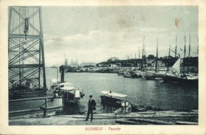 argentina, ROSARIO, Puerto, Harbour (1920s) Postcard