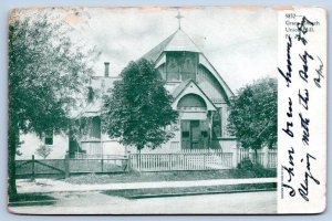 1907 UNION HILL NEW JERSEY*NJ*GRACE CHURCH*TO WEEHAWKIN*ANTIQUE POSTCARD