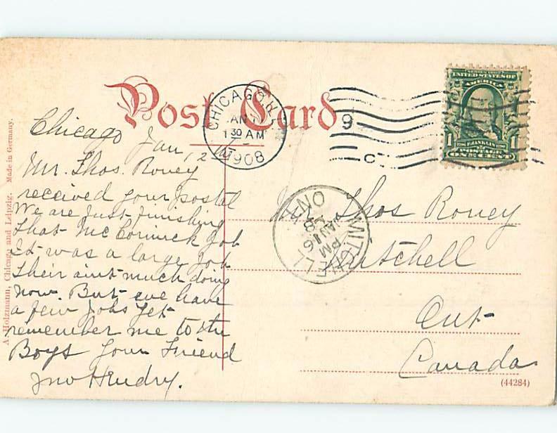 Divided-Back ART GALLERY Chicago Illinois IL ho8979