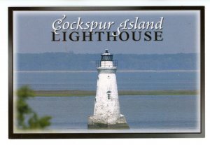 GA - Savannah. Cockspur Island Lighthouse (continental size)
