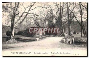 Old Postcard Park Rambouillet The English Garden Pavilion Shellfish