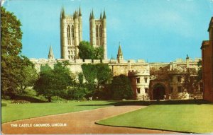 Castle Ground Lincoln Salmon Sevenoake Postcard Vintage WOB Note Cameracolour 