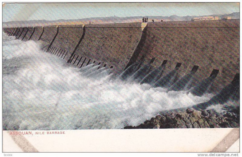 Nile Barrage, Assquan, Egypt, Africa, 1900-1910s