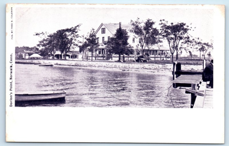 CT Norwalk Connecticut Dorlons Point Postcard
