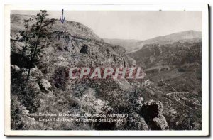 Old Postcard Environs de Grasse Gourdon the Pont du Loup and the Gorges Entree