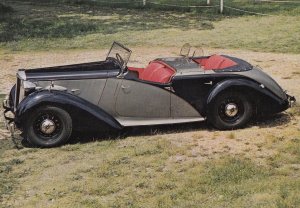 1939 Daimler 2.5 Litre D818 Dolphin Classic Car Postcard