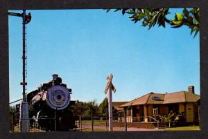 CA Bena Junction Railroad Train Station Bakersfield California Calif Postcard RR