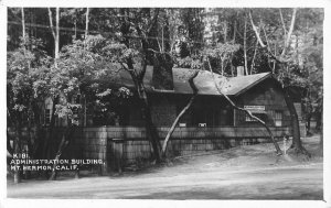 RPPC Administration Building, Mount Hermon, CA Santa Cruz 1930s Vintage Postcard