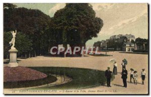 Old Postcard Saint Germain en Laye L & # 39amour and madness Avenue Henri II