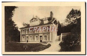 Old Postcard Les Buissonnets Facade and Terrace