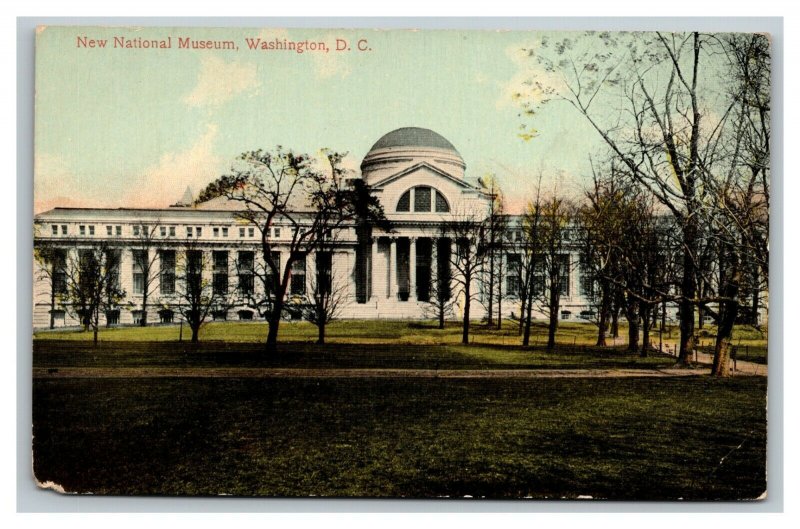 Vintage 1910's Postcard Panoramic View The New National Museum Washington DC