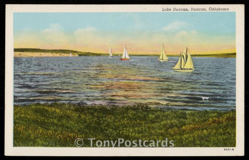 Lake Duncan United States Oklahoma Other, Postcard / HipPostcard