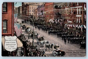 Rochester New York NY Postcard Parade Rochester Industrial Exposition Scene 1909