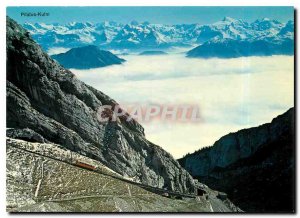 Modern Postcard Pilatus-Kulm 2121m Titlis und gegen Urneralpen