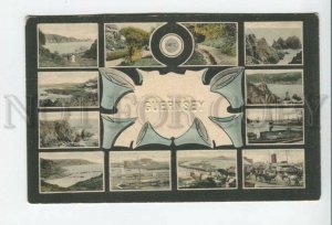 433764 UK GUERNSEY multi-views Vintage collage postcard