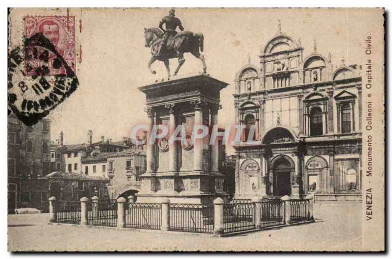 Italia - Italy - Italy - Venice - Venezia - Monumento Colleoni - Old Postcard