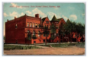 Girls Dormitory State Normal School Kearny Nebraska NE DB Postcard V16