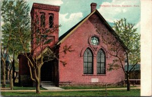 Postcard Methodist Church in Caldwell, Kansas~133309