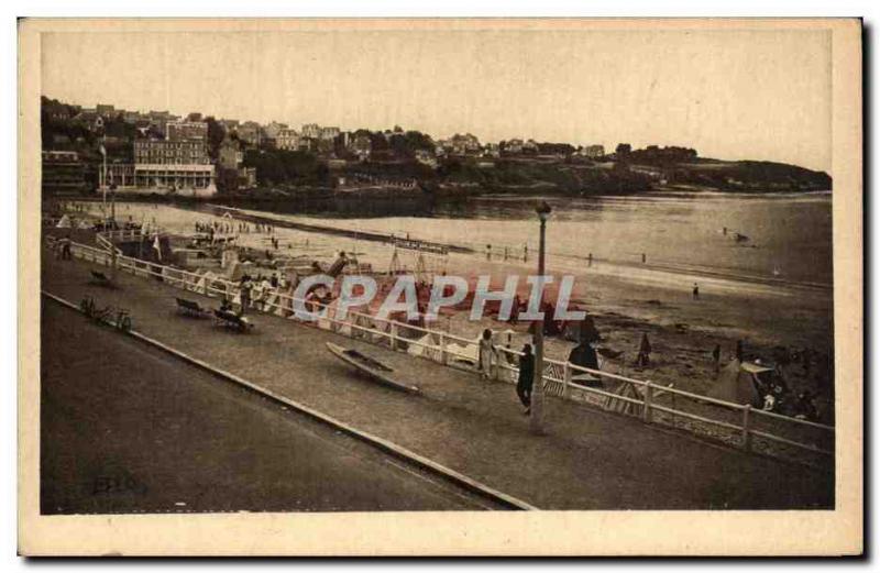 Old Postcard St Cast The Beach