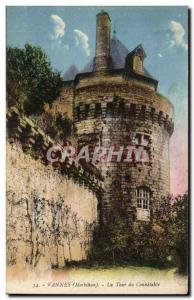 Vannes Old Postcard Tower of Connetable