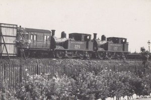 Southern Railway 02 Locos 229 & 177 Portland Line Train at Melton Regis Postcard