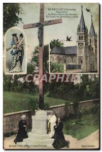 Old Postcard Reculey The Shrine of Our Lady of the Grove