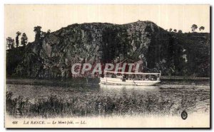 Old Postcard La Rance Mont Joli Boat