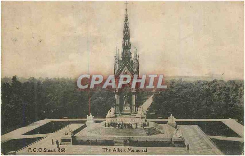 Old Postcard The Albert Memorial London