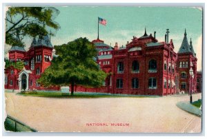1911 National Museum Building Panoramic View Washington DC Antique  Postcard 